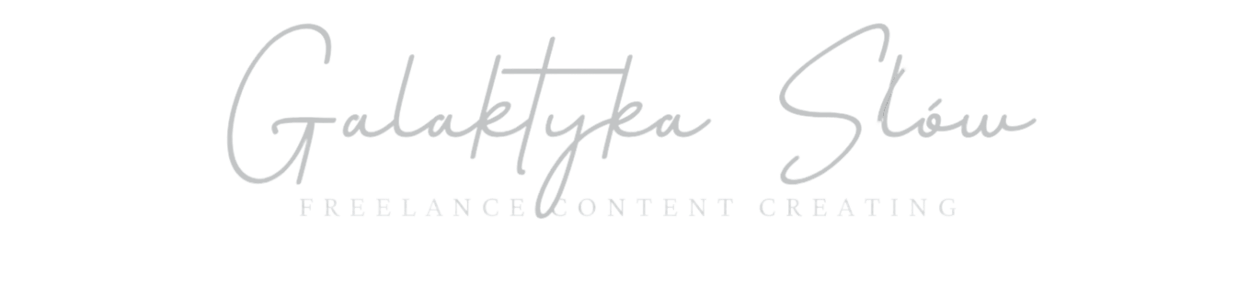 Galaktyka Słów – Freelance Copywriting